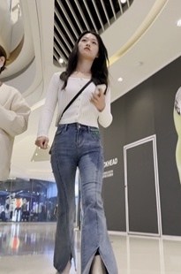 长腿紧牛喇叭裤小姐姐KL103[627M]